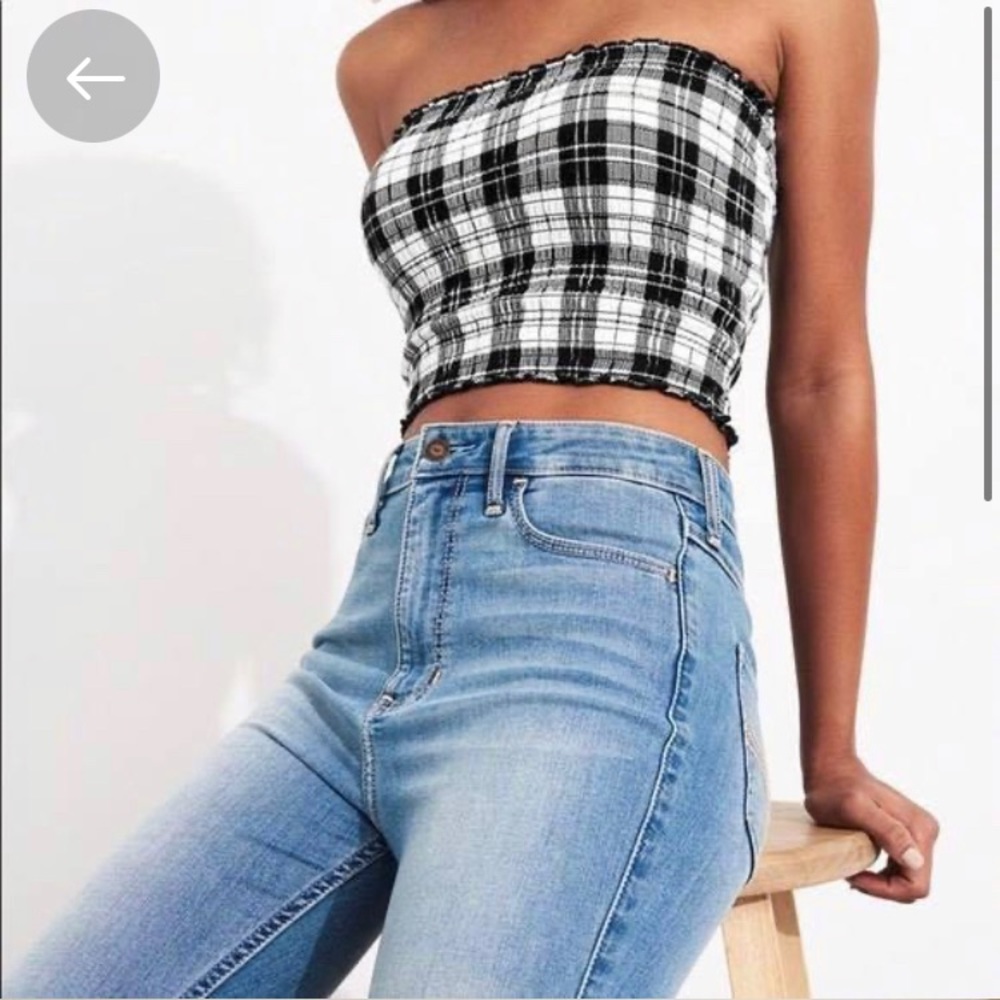 Hollister Tube Gingham Top